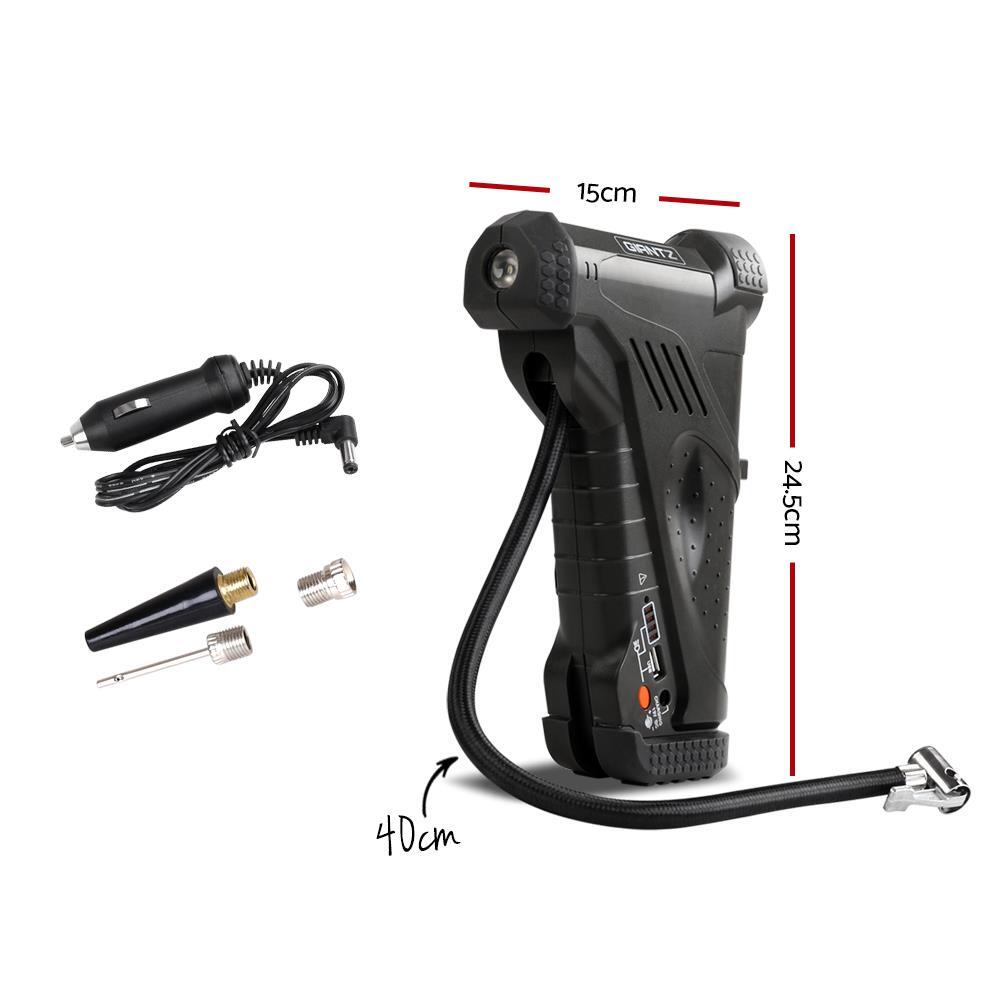 Giantz Portable Air Compressor Digital Hawk Cordless Car Pump Tyre