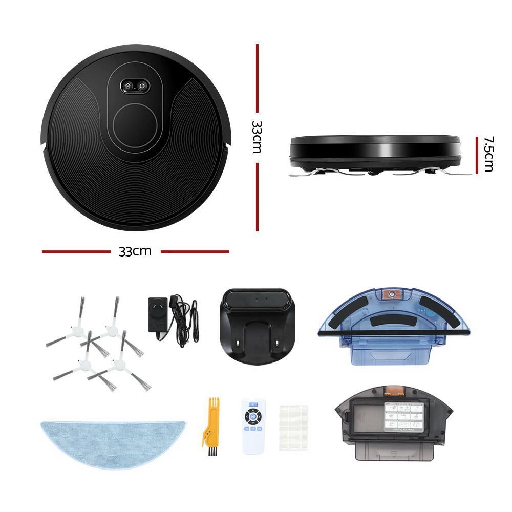 Robot Vacuum Cleaner Mop Robotic Carpet Floor Dry Cleaners Automatic