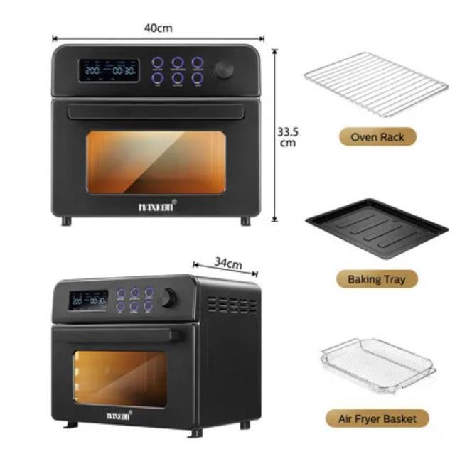 Maxkon 13in1 Air Fryer Oven Digital Electric Stove Toaster Kitchen Air