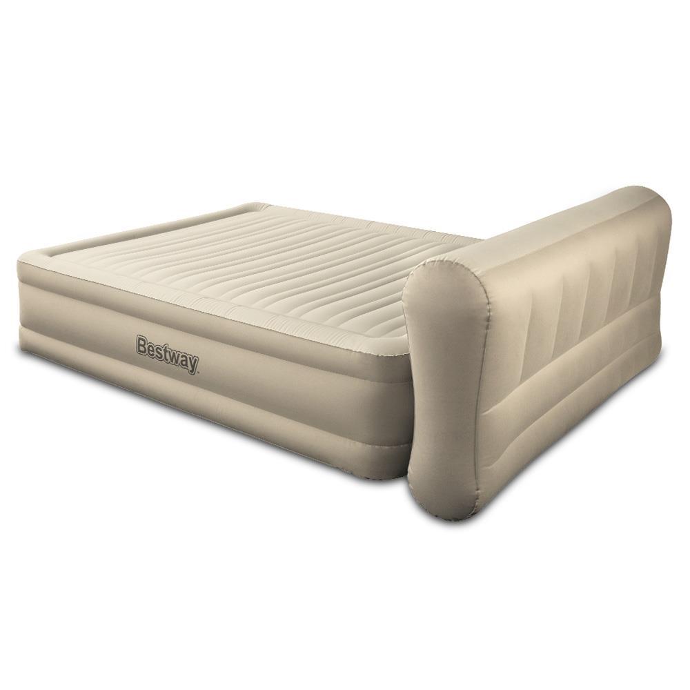 Bestway Queen Air Bed Inflatable Home Blow Up Mattress Builtin Pump