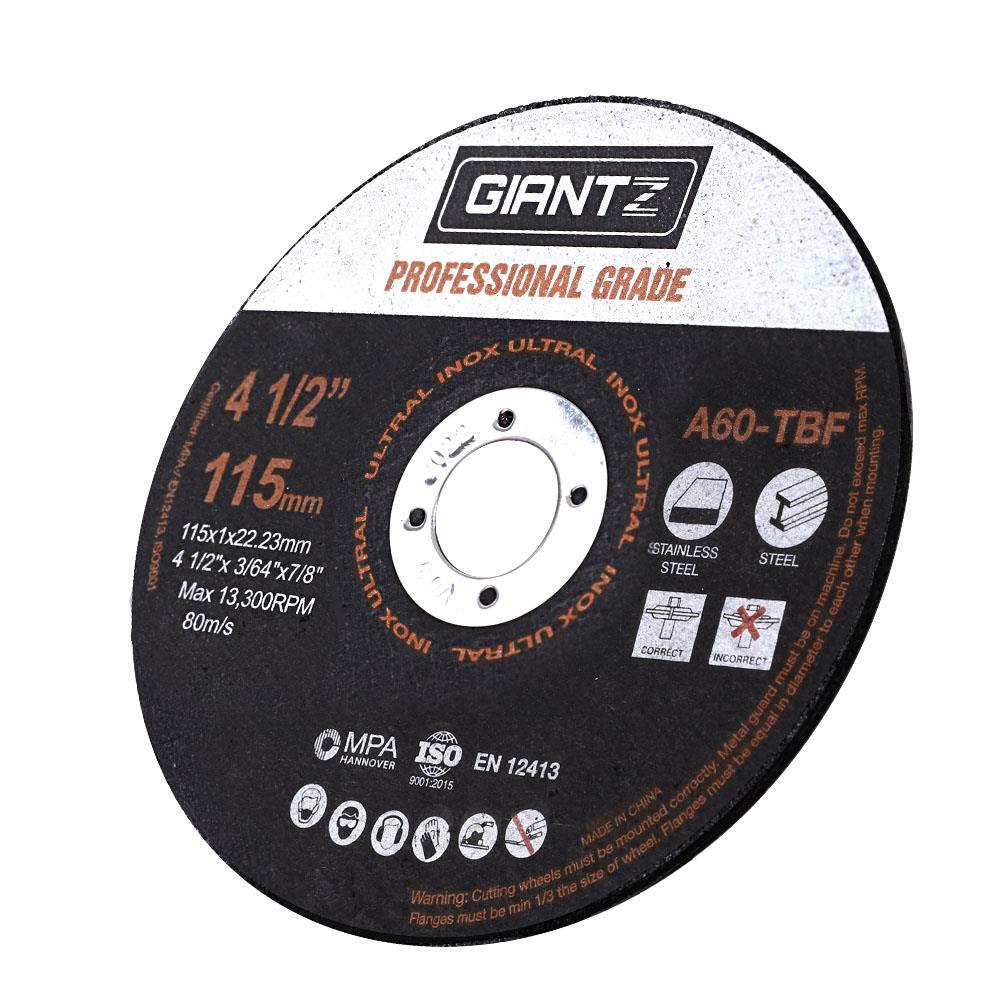 Giantz 50 x 4.5" Cutting Disc 115mm Metal Cut Off Wheel Angle Grinder