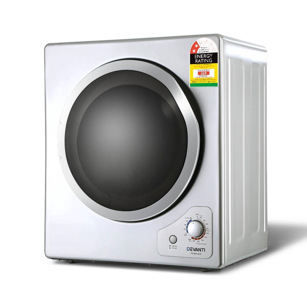 Devanti 4kg Tumble Dryer Clothes Dryer Machine Air Vented Front Load