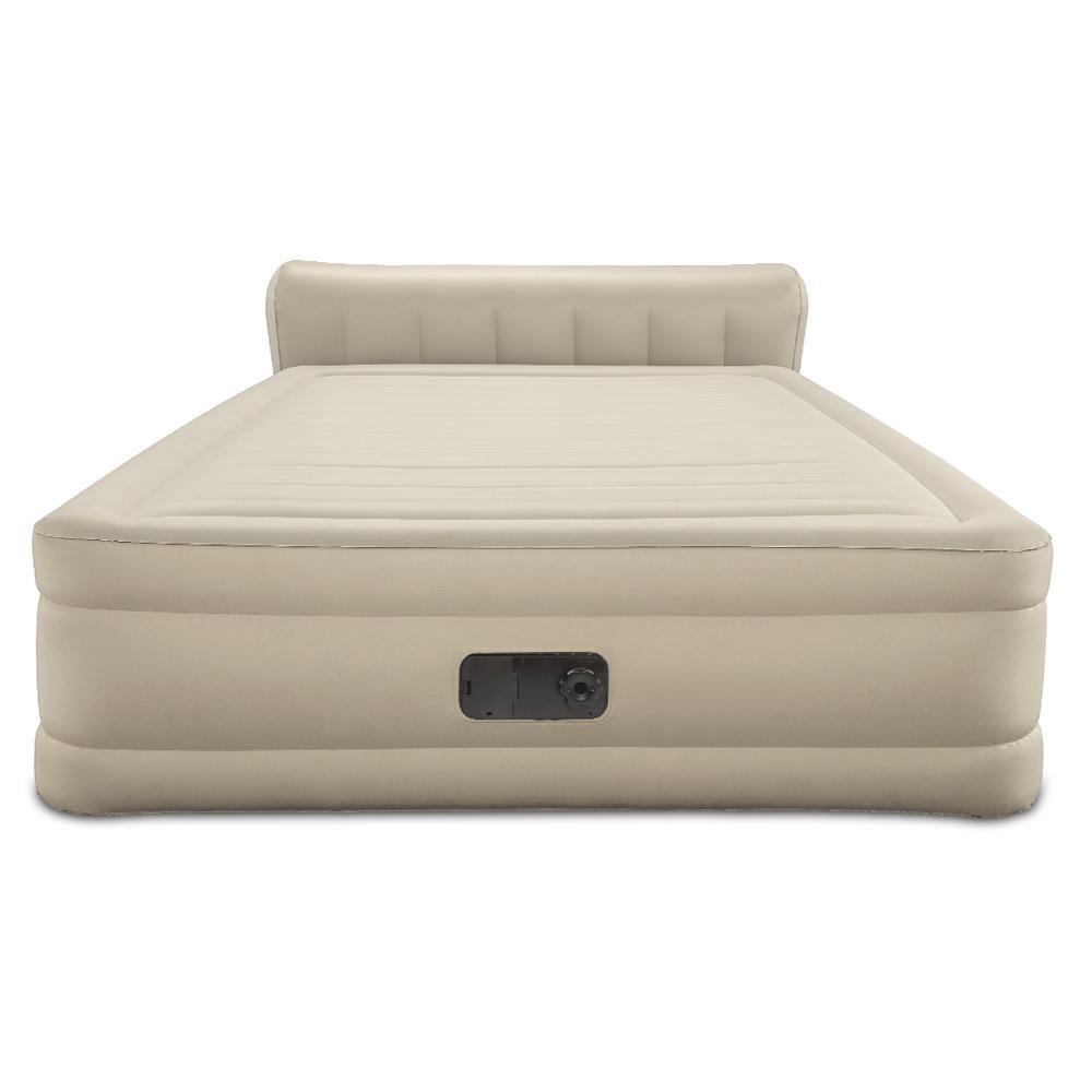 Bestway Queen Air Bed Inflatable Home Blow Up Mattress Builtin Pump