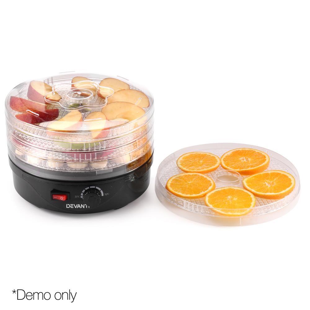 Devanti 5 Trays Food Dehydrators Jerky Maker Fruit Dehydrator Dryer