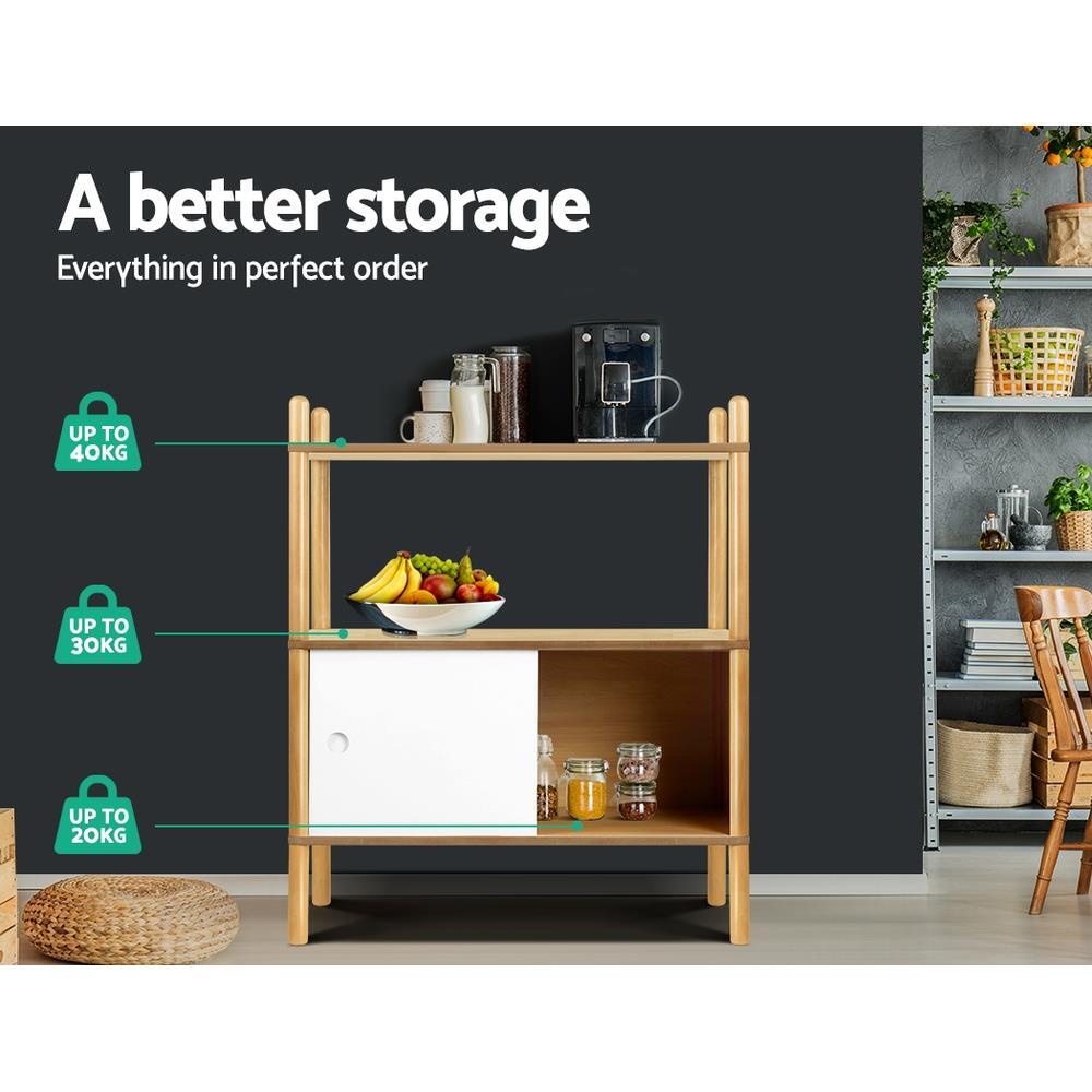 Artiss Buffet Sideboard Display Shelf Table Wooden Cupboard