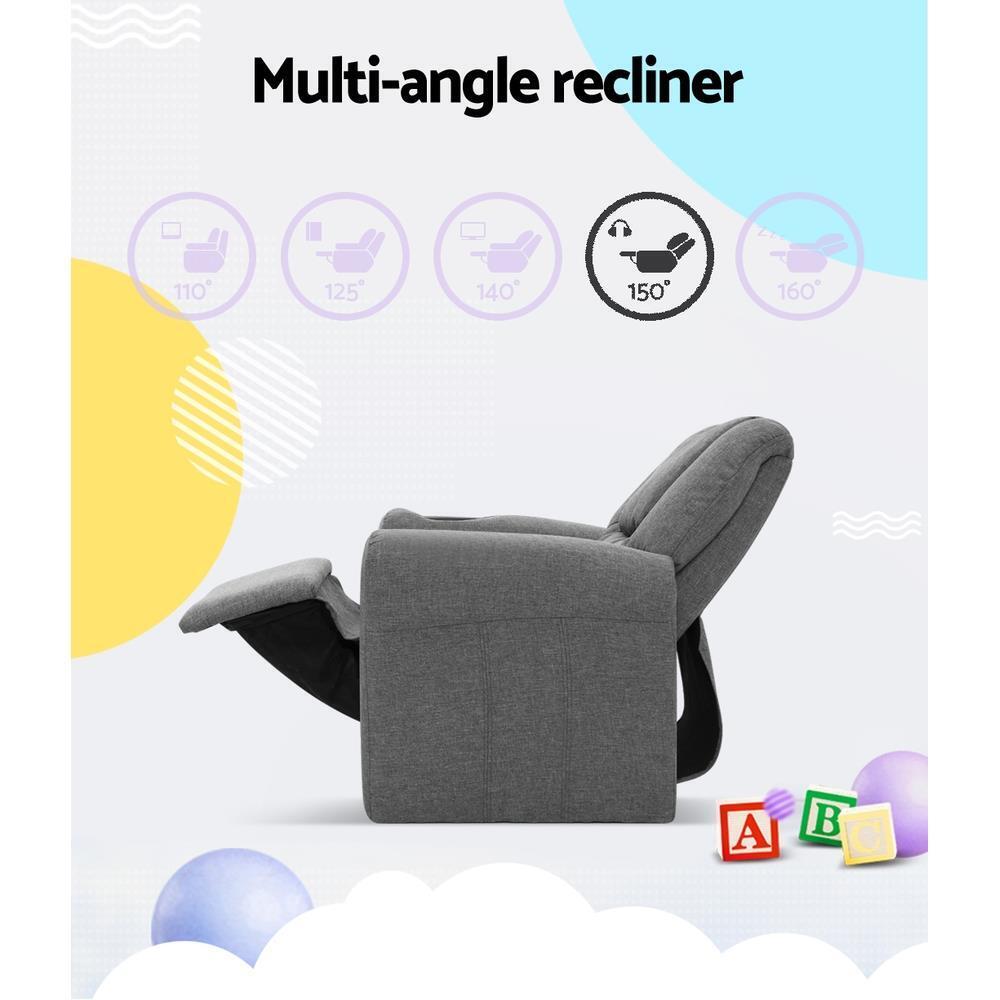 Keezi Luxury Kids Recliner Sofa Children Lounge Chair ...