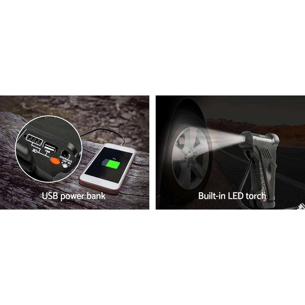 Giantz Portable Air Compressor Digital Hawk Cordless Car Pump Tyre