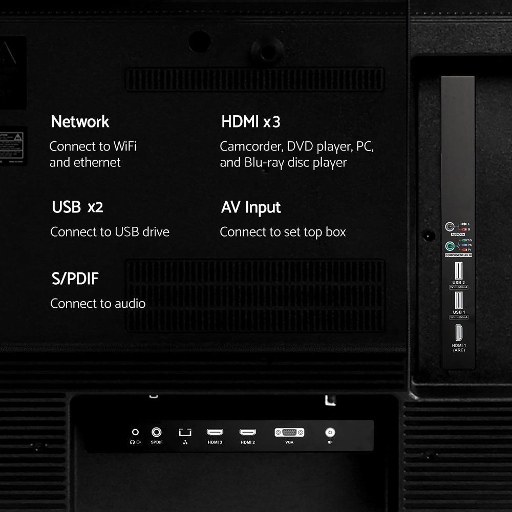 RETURNs Devanti Smart LED TV 49" Inch 4K LCD UHD HDR Slim Thin LG