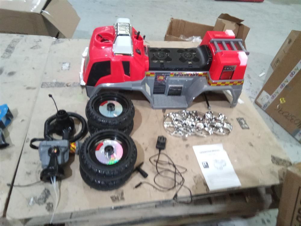 RETURNs Rigo Kids Ride On Car Toys Cars Electric Fire Engine Fighting