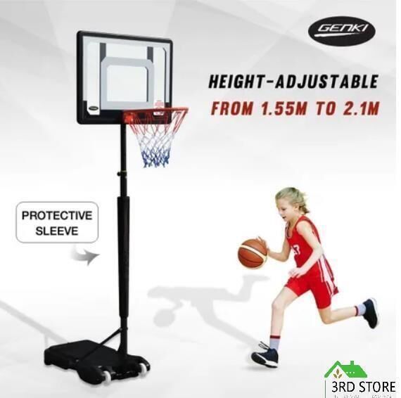RETURNs Genki Portable Basketball Hoop System Stand Kids w/Pole