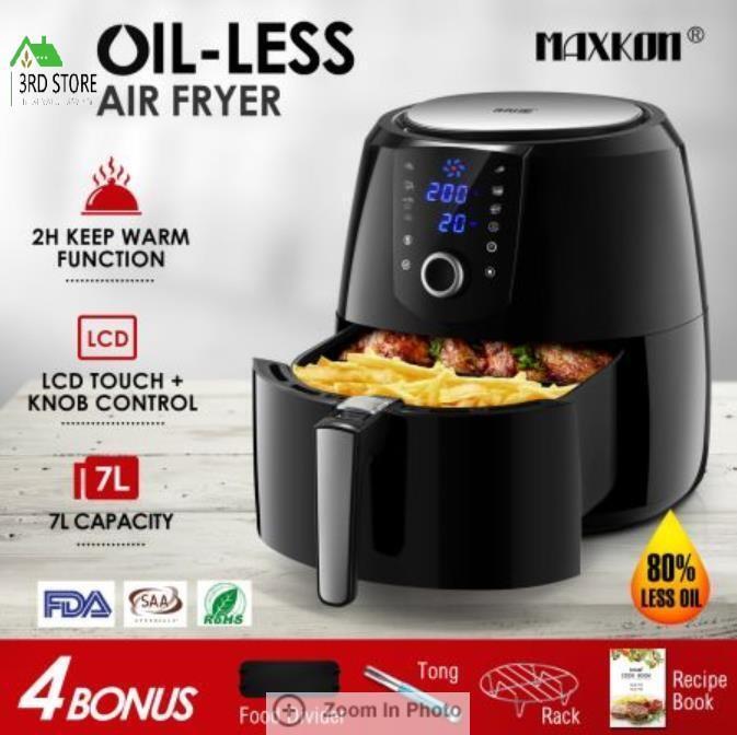 Maxkon Air Fryer 1800W Deep Fryer Cooker Electric Oven Healthy Less Oil