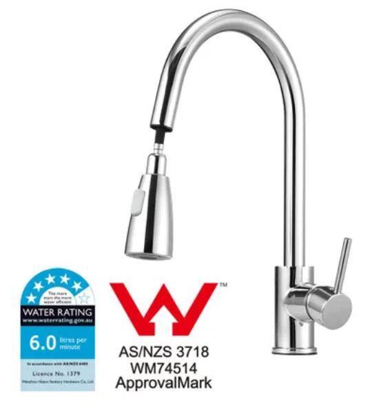 RETURNs WELS Pull Out Kitchen Tap Mixer Swivel Sink Faucet Tap Kitchen