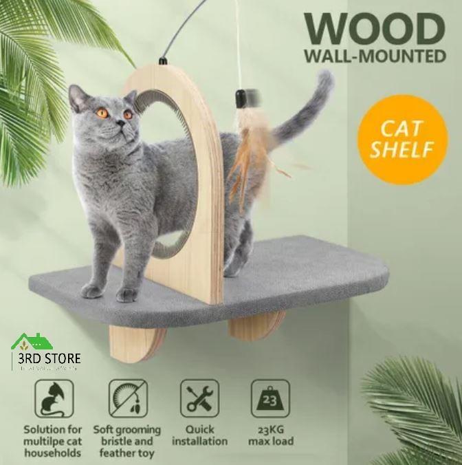 AFP Cat Wall Mounted Shelf Climber Perch Step Climbing Furniture Self