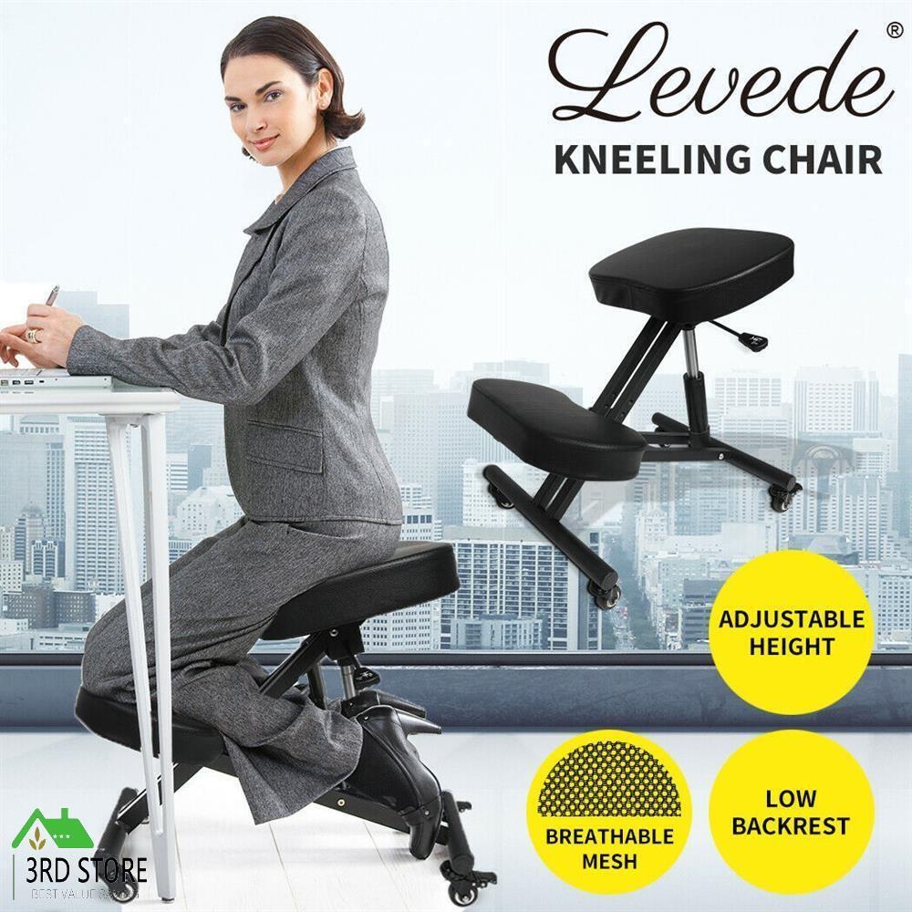 Levede Office Chair Kneeling Computer Ergonomic Adjustable Home Work