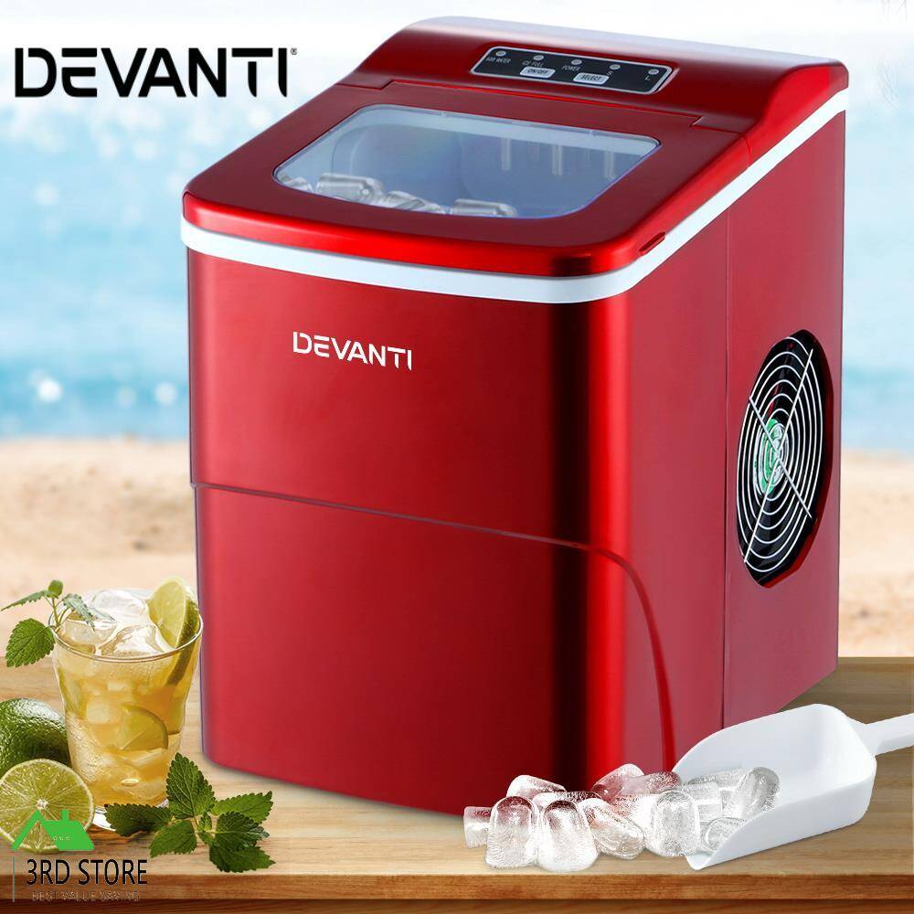 Devanti Portable Ice Maker Commercial Machine Ice Cube Cubes Bar
