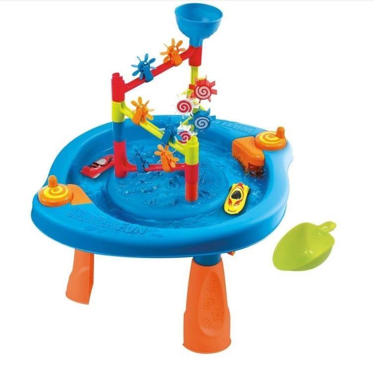 Fun Wheels Water Activity Kids Beach Sand and Water Toys Outdoor Table