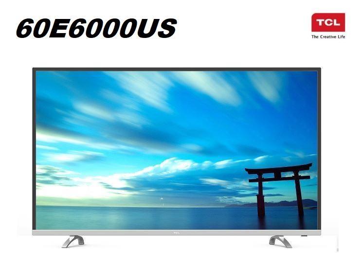 TCL 60E6000US 60 Inch 149.8cm Smart 4K UHD LED LCD TV