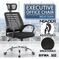 High Back Executive Office Computer Chair Breathable Mesh Cushions Support Seat