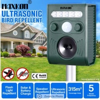 Ultrasonic Bird & Animal Repeller Pest Repellent with Large Solar Power Plate