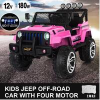 RETURNs Kids Ride on Car Remote Control Electric Off Road Truck Jeep with Built-in Songs