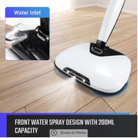 4 IN 1 Electric Floor Cleaner Mop Cordless Wax Polisher Cleaning Washer Sweeper