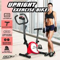 RETURNs Genki Upright Exercise Bike Belt Resistance Spin Bike Cardio Workout Gym Cycling