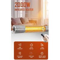 Maxkon 2000W Infrared Heater Instant Electric Wall Heater Outdoor Indoor Patio