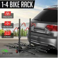 4 Bike Rack Rear Carrier Car Vehicle Bicycle Storage Holder Platform Hitch Mount