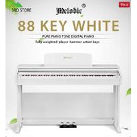 RETURNs Melodic 88 Key Digital Piano Weighted Keyboard Hammer Action with Sliding Cover