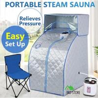 Portable Steam Sauna Tent Indoor Loss Weight Slim Skin Spa Home Salon Steamer
