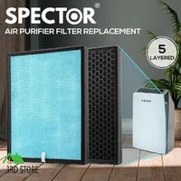 Spector Air Purifier Replacement Filter HEPA Filters Carbon 5 Layer