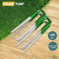 Primeturf Synthetic Artificial Grass Pins Fake Lawn Turf Weed Mat Pegs 100pcs