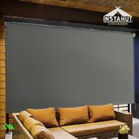 Instahut Outdoor Blinds Roll Down Awning Retractable Straight Drop Patio2.1X2.5M