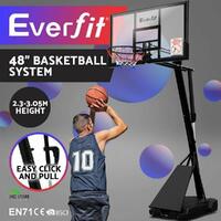 RETURNs Everfit Pro Portable Basketball Stand System Hoop Height Adjustable Net Ring 305
