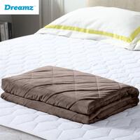 DreamZ Anti-Anxiety Double Size 9KG Weighted Blanket in Double Size in Khaki Colour
