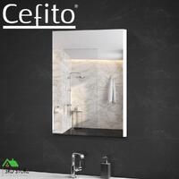 Cefito Bathroom Vanity Mirror Cabinet Medicine Shaving Storage White 450mmx720mm