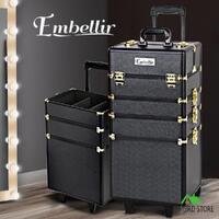 Embellir 7 In 1 Beauty Makeup Case Makeup Organiser Beauty Case Trolley Box