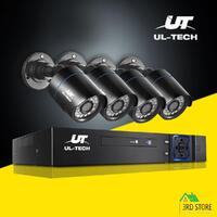 UL-tech CCTV Security System Home Camera DVR 1080P Outdoor Day Night Long Range