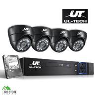 UL Tech 1080P 4Ch DVR CCTV Security Camera 4 Camera Sets 2TB