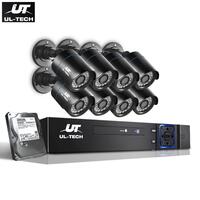 RETURNs UL-tech CCTV Camera Home Security System Outdoor 2MP IP 1TB Hard Drive 8CH 1080P