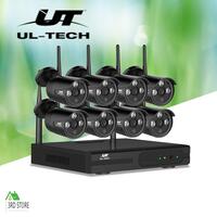 RETURNs UL-tech CCTV Wireless Security Camera System Home IP 1080P WIFI 8CH Day Night