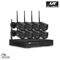 UL-tech CCTV Wireless Home Security Camera System Set Outdoor IP WIFI 1080P 8CH