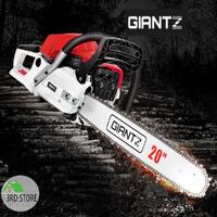 Giantz 62cc Commercial Petrol Chainsaw E-Start 20 Bar Pruning Chain Saw