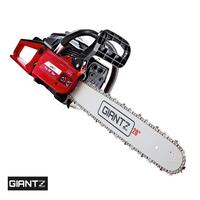 Giantz 52 CC Petrol Chainsaw Commercial E-Start 20 Bar Pruning Chain Saw Top