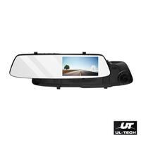 Car Dash Camera Cam Video Reversing Mirror Rear View DVR Recorder 1080P UL-TECH