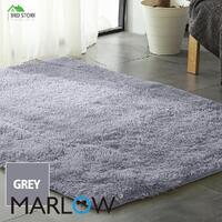 Marlow Floor Rug Shaggy Fluffy Area Carpet Large Living Room Bedroom 200x230cm