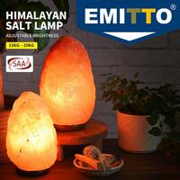 RETURNs 15-20 Kgs Himalayan Salt Lamp Rock Crystal Natural Light Dimmer Switch Globes