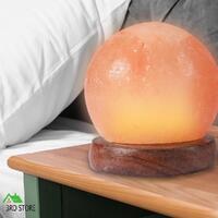 USB Himalayan Pink Rock Salt Lamp - sphere Shape Rocks Light Bulb Decor Lamps