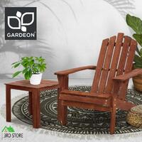 Gardeon Patio Furniture Beach Chair Wooden Chairs Table Adirondack Indoor Garden