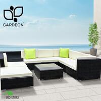 Gardeon 9PC Outdoor Furniture Sofa Set Wicker Garden Patio Pool Lounge